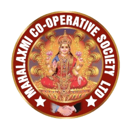 Karmalaxmi Co-Operative Society Ltd. emblem featuring goddess Lakshmi.